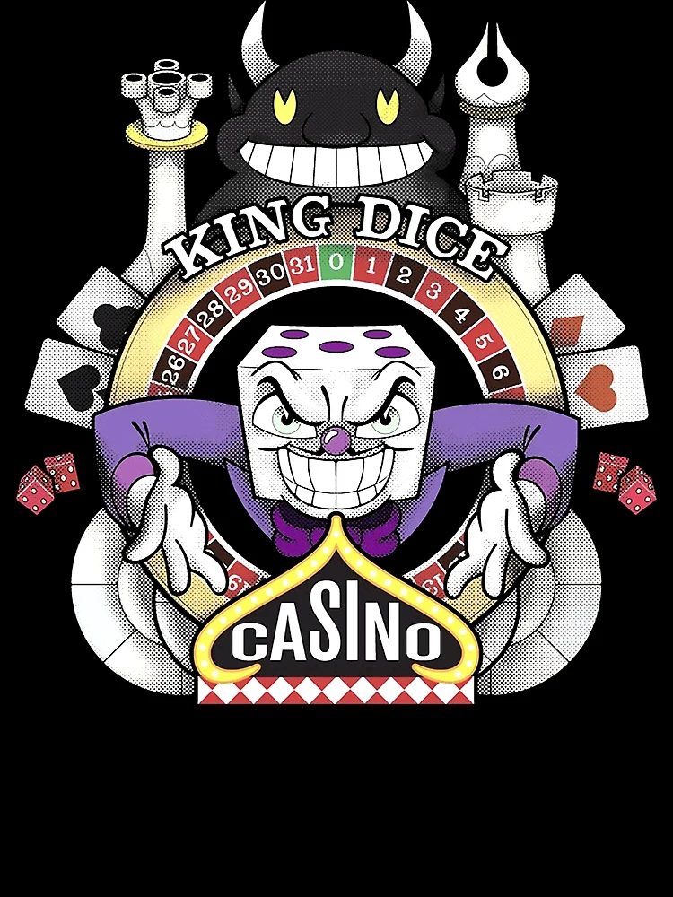 Cuphead King Dice & Spades Card  Character design, Dice tattoo, Cards