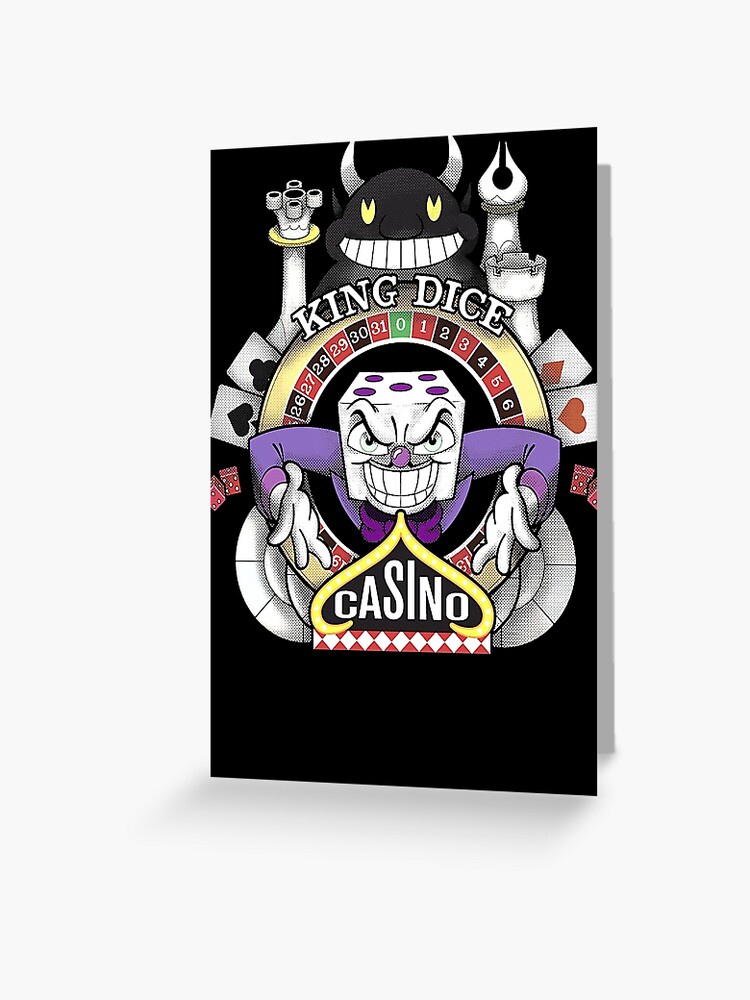 Cuphead King Dice & Spades Card  Character design, Dice tattoo, Cards