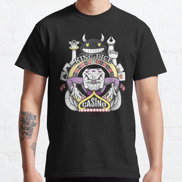 Cuphead King Dice Casino T-Shirt, Cup Retro Vintage Video Game Xbox  Playstation Gaming Casino DiceKing Cuphead Classic T-Shirt for Sale by  taonguyen