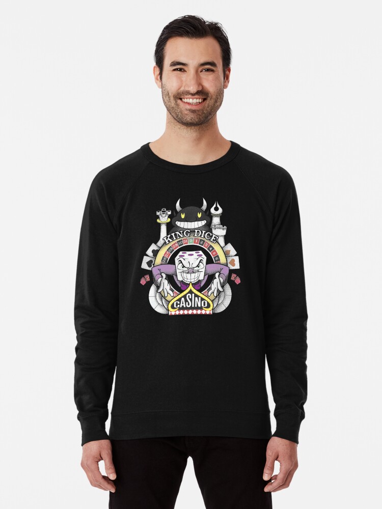Cuphead King Dice Casino T-Shirt, Cup Retro Vintage Video Game