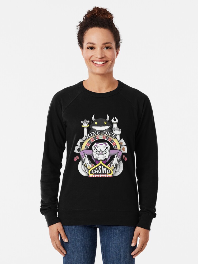 Cuphead King Dice Casino T-Shirt, Cup Retro Vintage Video Game