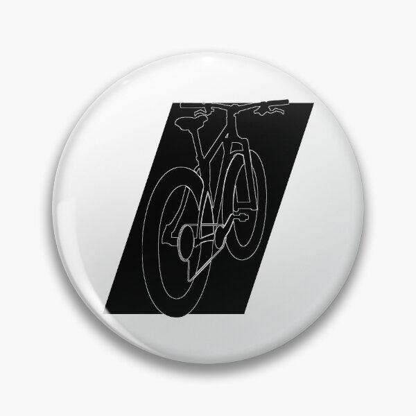 Artikelvorschau, Black Line Art Hardtail-MTB entworfen und verkauft von RabeDesigns.