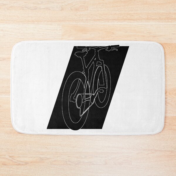 Item preview, Black Line Art Hardtail MTB designed and sold by RabeDesigns.