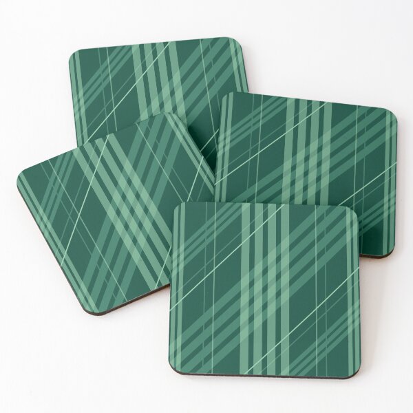 Item preview, Green on green plaid stripes line pattern designed and sold by BLMcreations.