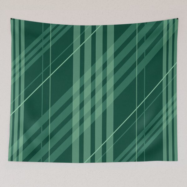 Item preview, Green on green plaid stripes line pattern designed and sold by BLMcreations.