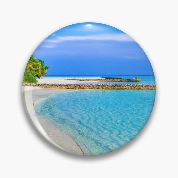Item preview, Sandy Beach with Trees in Background designed and sold by Ayadsan.