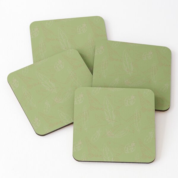 Item preview, Birdies in Green designed and sold by magpyecat.