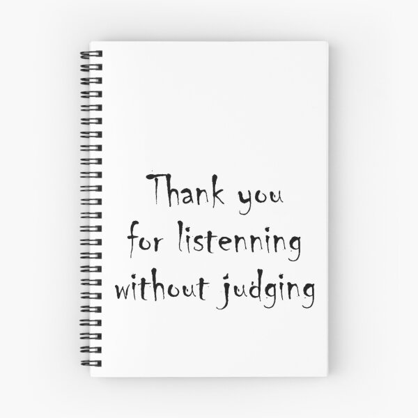 Item preview, Thank You For Listenning Without Judging designed and sold by BImP design.