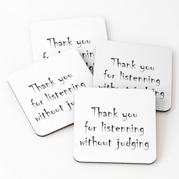Item preview, Thank You For Listenning Without Judging designed and sold by BImP design.