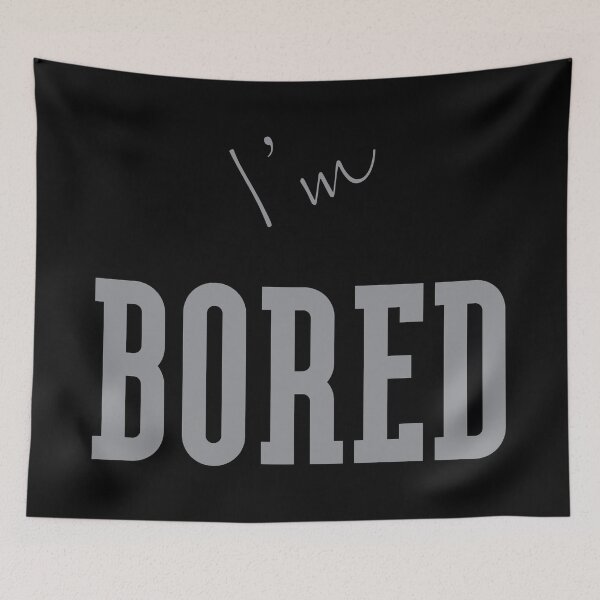 Item preview, I'm "Bored" Grey designed and sold by MHich.