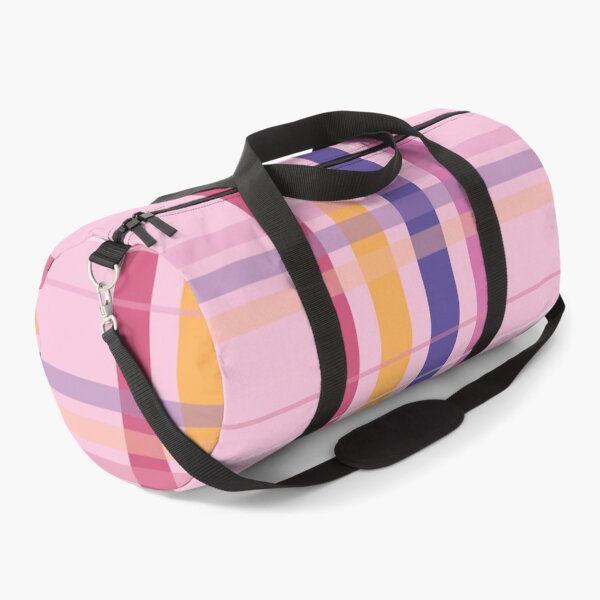 Item preview, Pink and colorful plaid stripes line pattern designed and sold by BLMcreations.