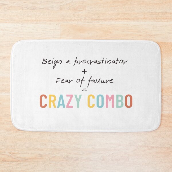 Item preview, being a procrastinator on white designed and sold by SpongyDesings.