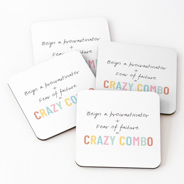 Item preview, being a procrastinator on white designed and sold by SpongyDesings.