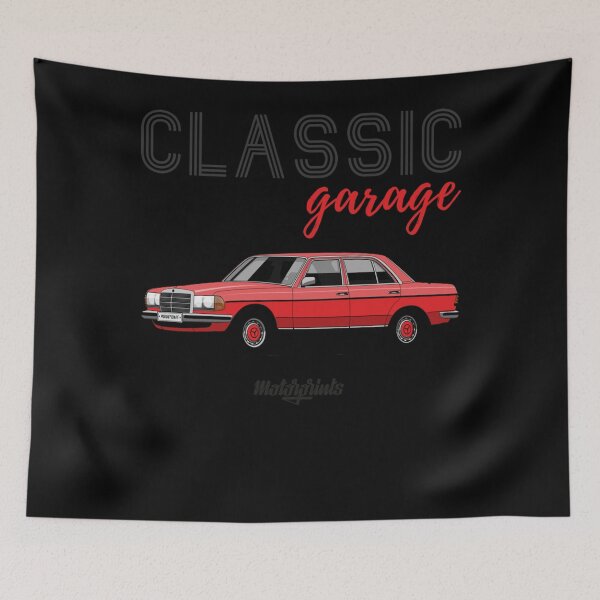Item preview, Classic Garage W123 (red) T-Shirt designed and sold by FredyMosciski.