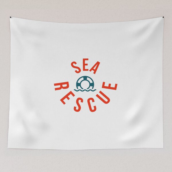 Item preview, SEA RESCUE - open arms - rescue animals California  designed and sold by Tropical Blood.