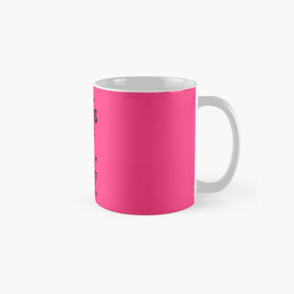 Humans Are Trash (Black on Pink) Classic Mug
