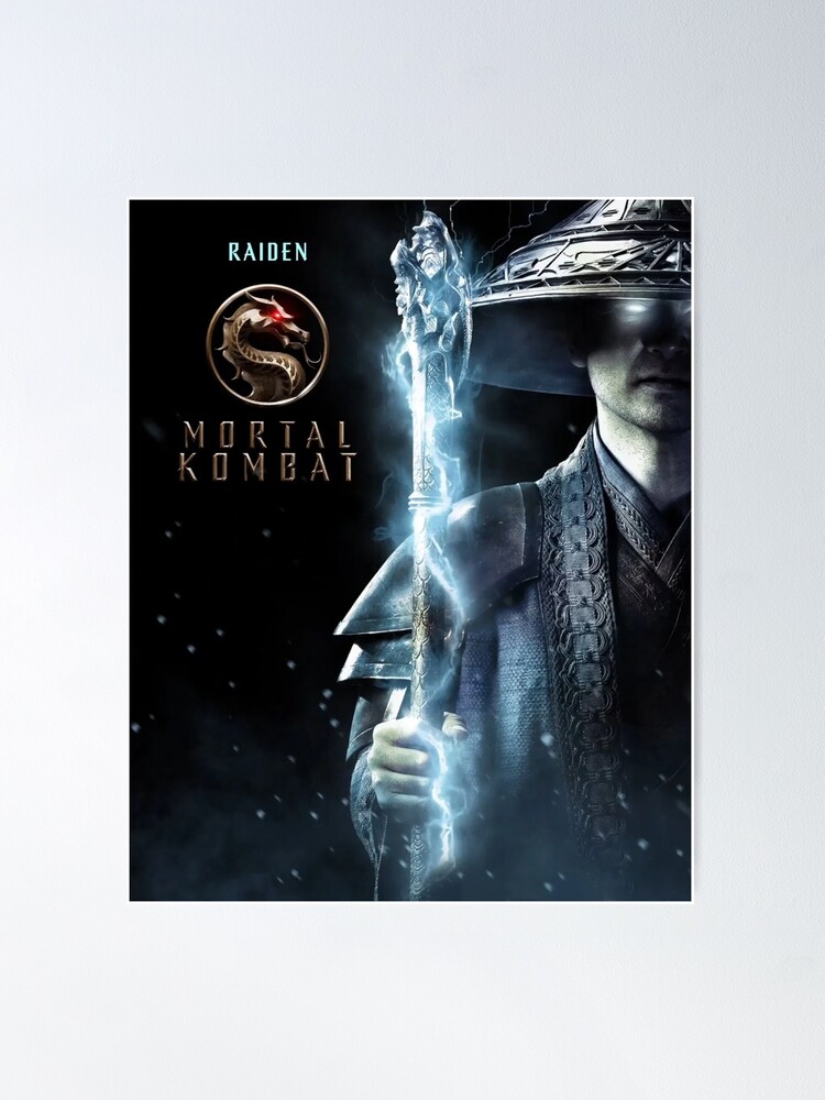 Arquivo Mortal Kombat - Poster do Raiden no filme de Mortal Kombat.