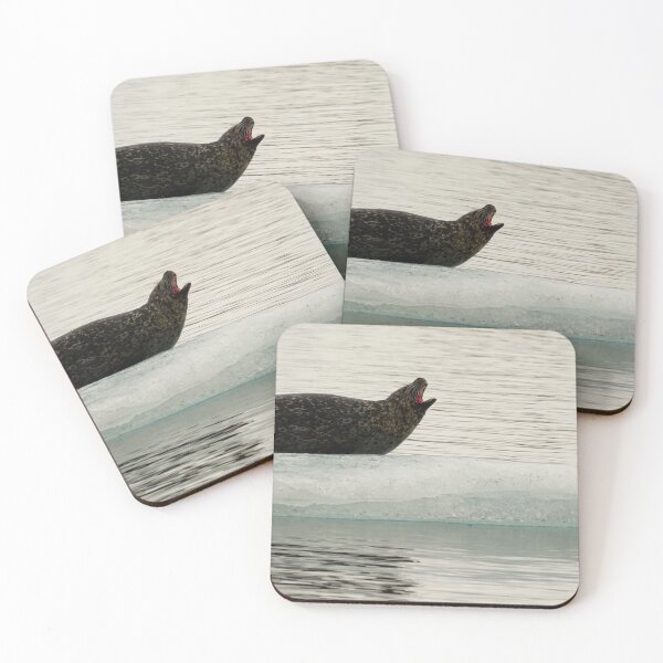 Item preview, Seal Arctic Animal on Iceberg Iceland Wildlife designed and sold by CarolinaReina.