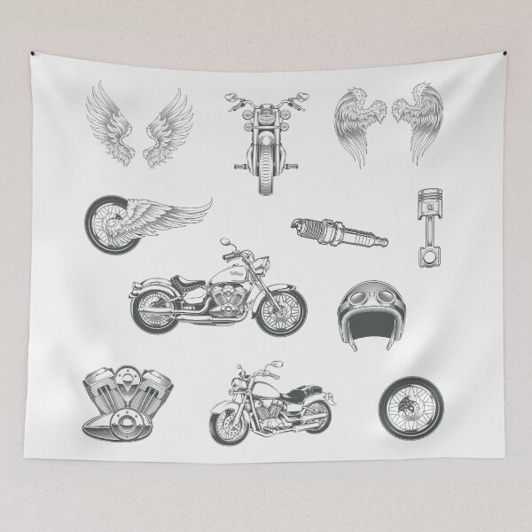 Item preview, Motorcycle set, Motorcycle Accessories, Motorcycle Parts designed and sold by amersoliman.