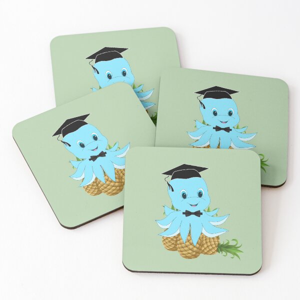 Item preview, Pineapple Octopus Graduate designed and sold by DiensDesign.