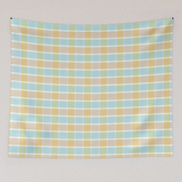 Item preview, Rainbow Pastel Plaid Tartan Textured Pattern designed and sold by Siu-Hong Mok.