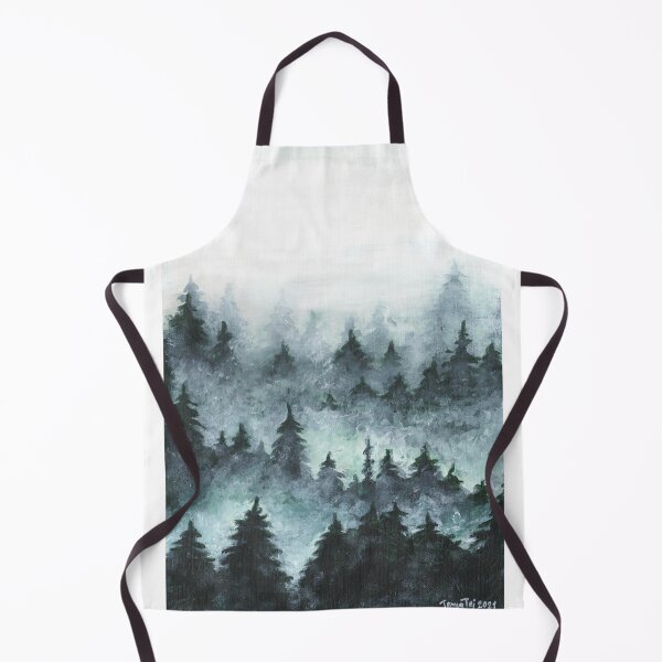 Item preview, Misty forest - acrylic painting for home decor designed and sold by tanyatej.