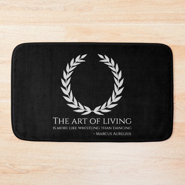 Item preview, The art of living is more like wrestling than dancing. - Marcus Aurelius - Stoic Philosophy Quote designed and sold by Styrman.