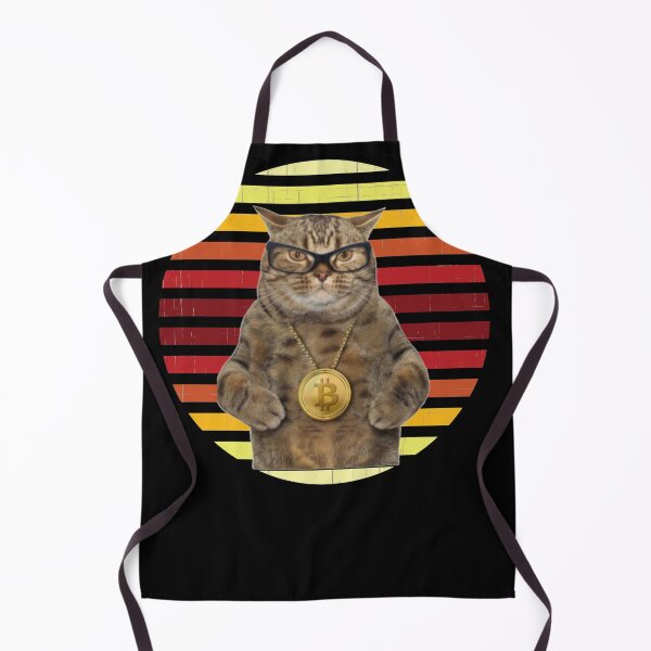 Item preview, vintage sunset bitcoin cat design designed and sold by TAMBUGH.