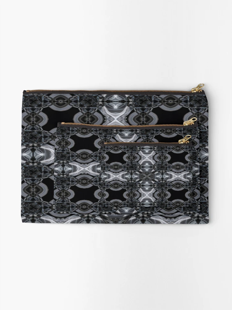Thumbnail 2 of 4, Zipper Pouch, Smoke Design designed and sold by Rachael Atkins.