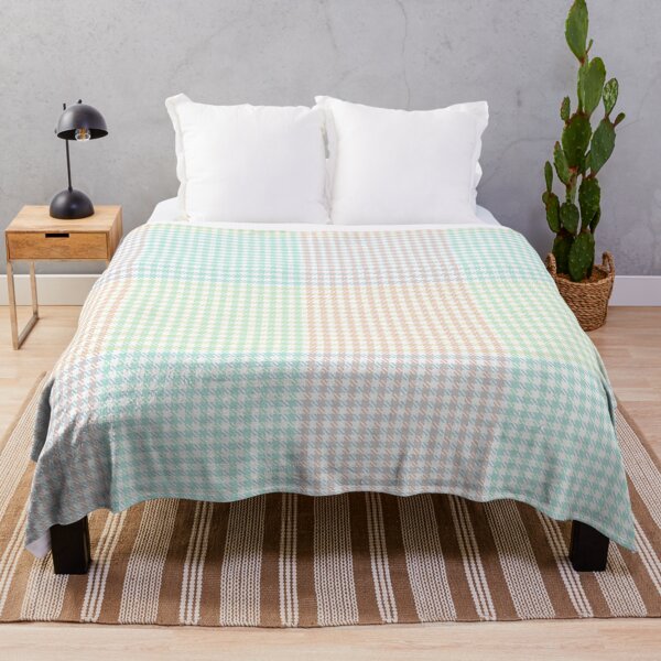 Item preview, Rainbow Pastel Plaid Tartan Textured Pattern designed and sold by Siu-Hong Mok.