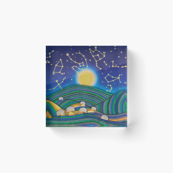 Item preview, Camping under the stars in Mongolia designed and sold by artexperiment.