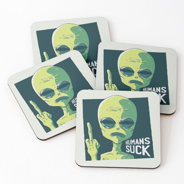 Item preview, Humans suck alien  designed and sold by Graphix-Space.