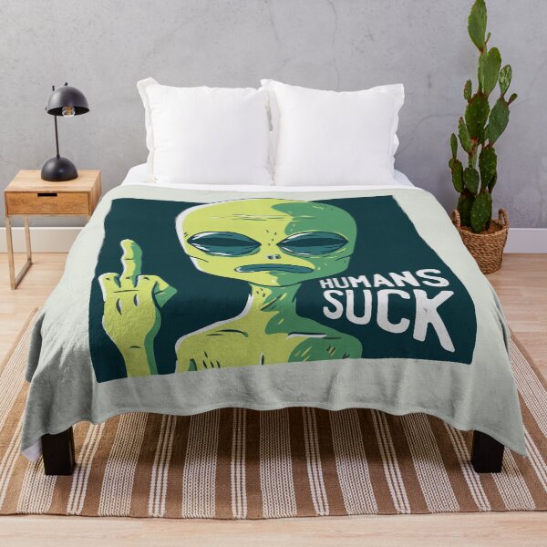 Item preview, Humans suck alien  designed and sold by Graphix-Space.