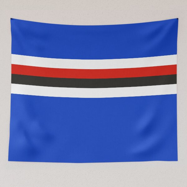 Item preview, Sampdoria Retro Home Blue White Red Black Bars 1992 designed and sold by Sporting Colour.