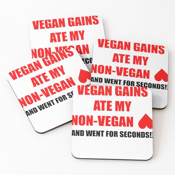 Item preview, Vegan Gains ate my non-vegan heart designed and sold by DonutEmpire.