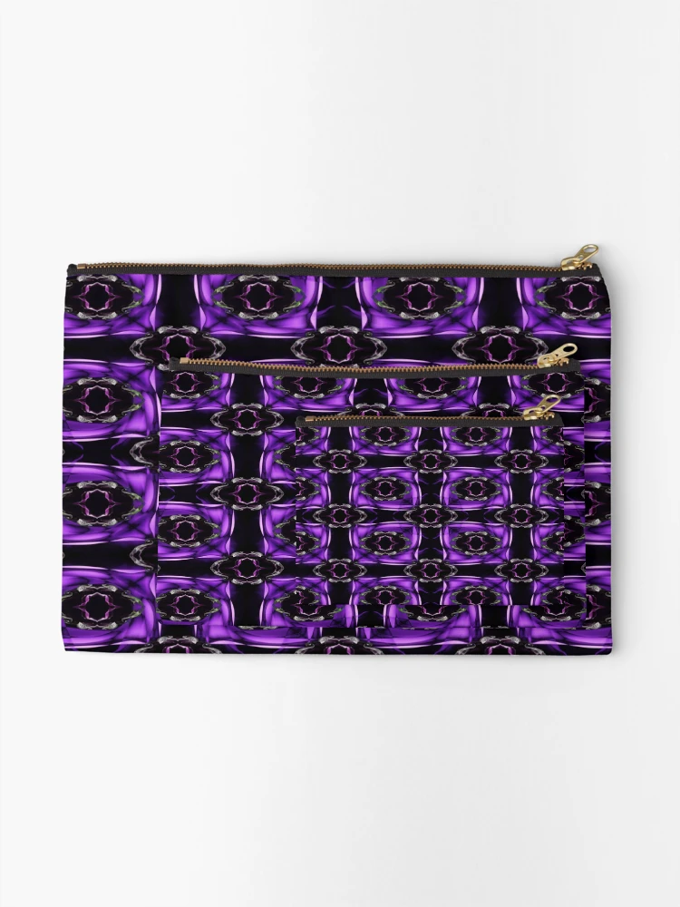 Thumbnail 2 of 4, Zipper Pouch, Smoke Design designed and sold by Rachael Atkins.