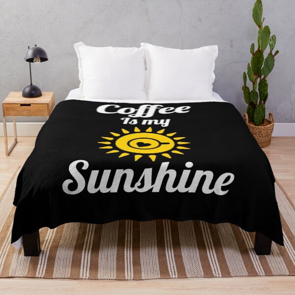 Item preview, Coffee is my Sunshine - coffee lover quote. designed and sold by Theleochick.