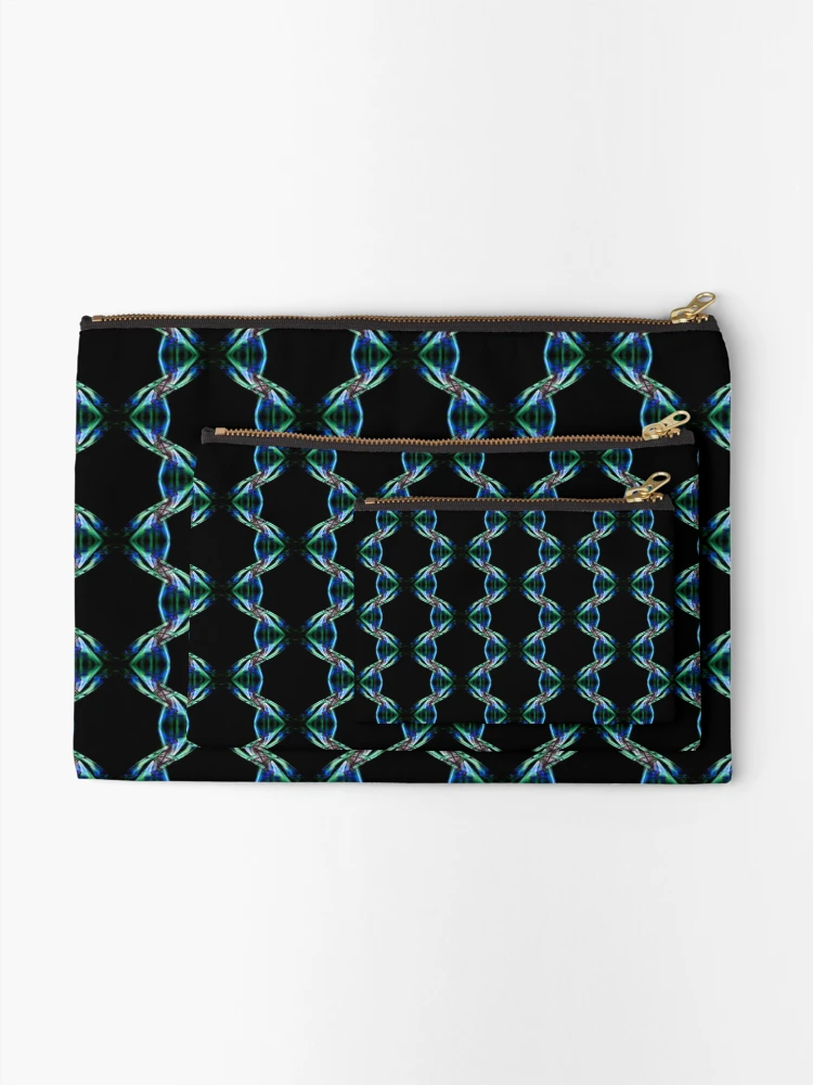 Thumbnail 2 of 4, Zipper Pouch, Smoke Design designed and sold by Rachael Atkins.