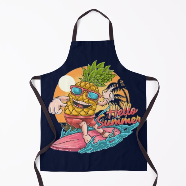 Item preview, Pinapple surfing funny summer collection cartoon designed and sold by Sovik Goswami.
