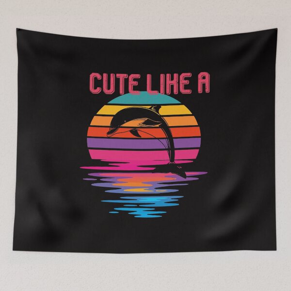 Item preview, Dolphin cute saying rainbow designed and sold by Imutobi.