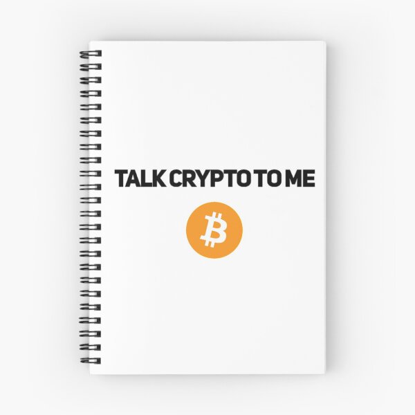 Item preview, Talk crypto to me (Bitcoin) designed and sold by Bouzdesigns.