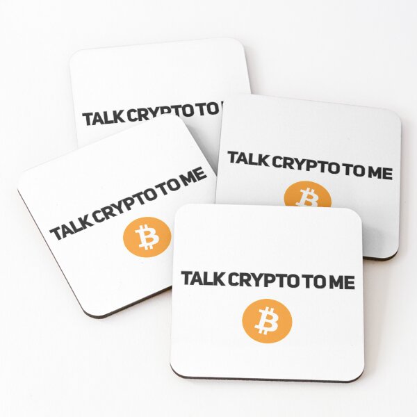 Item preview, Talk crypto to me (Bitcoin) designed and sold by Bouzdesigns.