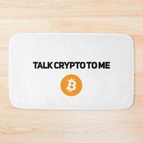 Item preview, Talk crypto to me (Bitcoin) designed and sold by Bouzdesigns.