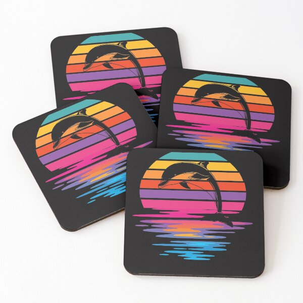 Item preview, Colorful rainbow dolphin ocean designed and sold by Imutobi.