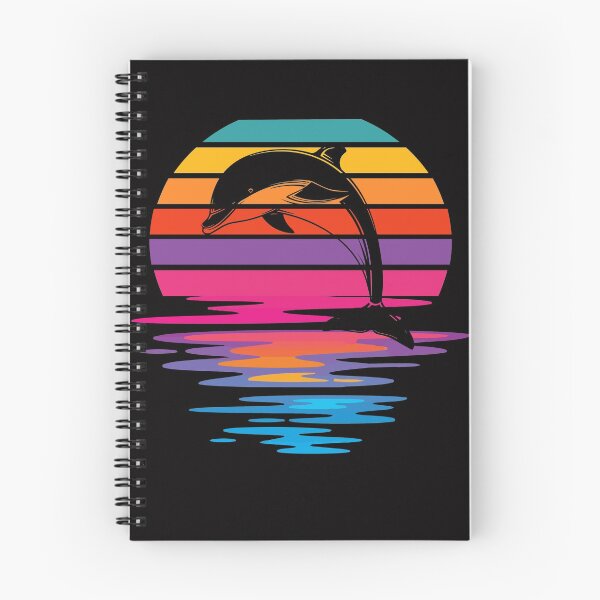 Item preview, Colorful rainbow dolphin ocean designed and sold by Imutobi.