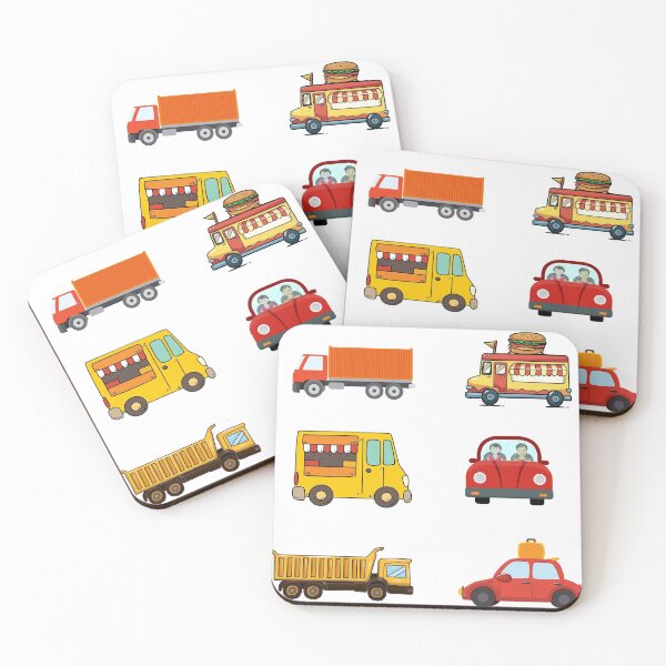Item preview, Vehicles Pack For Kids, Six Cartoon Cars For Kids designed and sold by amersoliman.