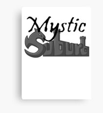 Mystic Suburb Logo Canvas Print