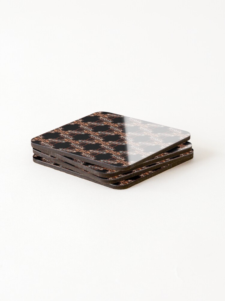 Thumbnail 4 of 5, Coasters (Set of 4), Smoke Design designed and sold by Ralad2021.