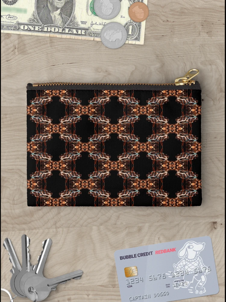 Thumbnail 3 of 4, Zipper Pouch, Smoke Design designed and sold by Rachael Atkins.
