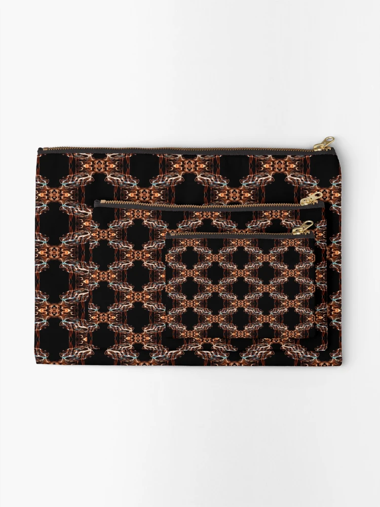 Thumbnail 2 of 4, Zipper Pouch, Smoke Design designed and sold by Rachael Atkins.